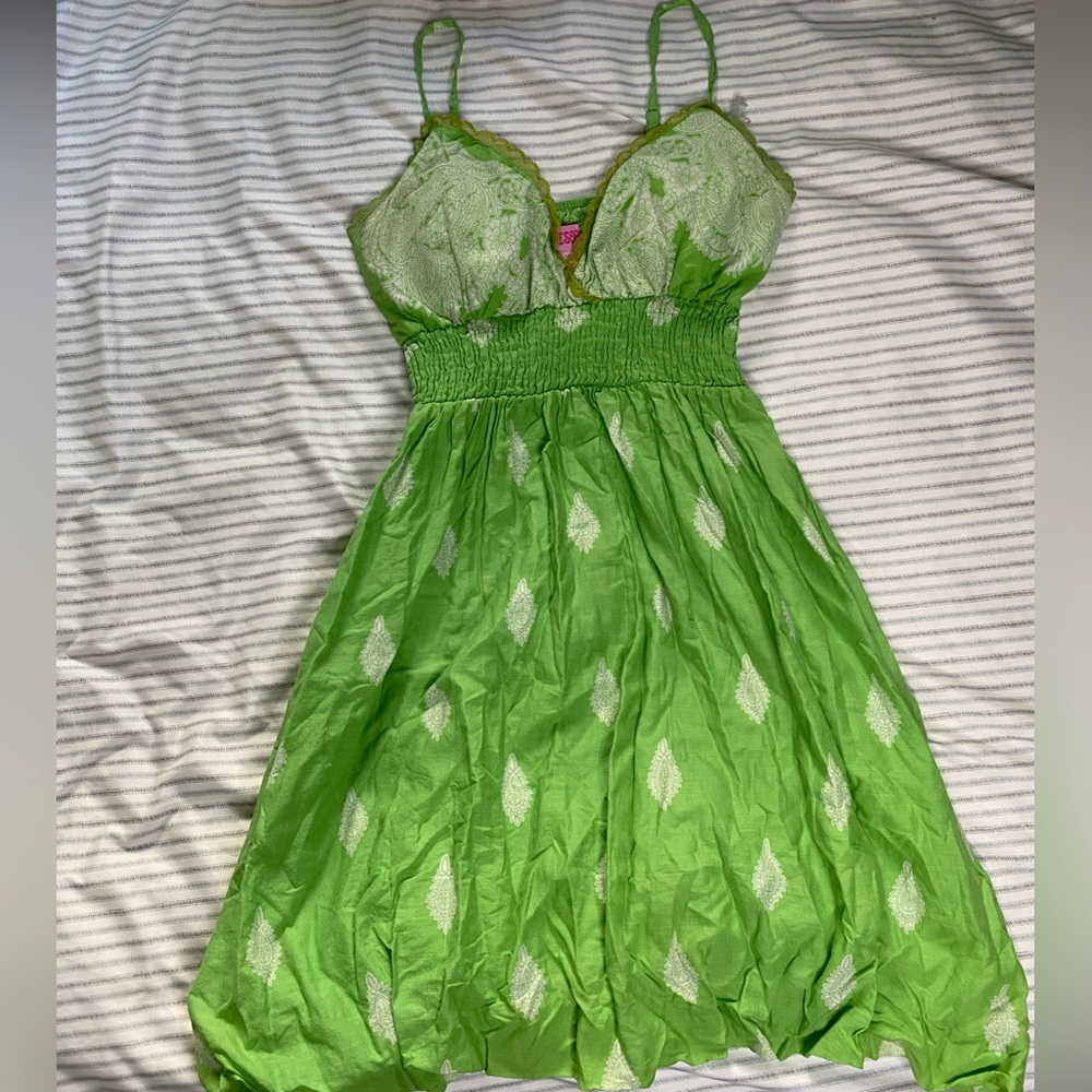 GREEN 2000s DRESS